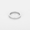 Cartier - Bague jonc en platine et diamant