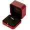 Cartier - Bague jonc en platine et diamant