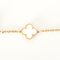 Van Cleef & Arpels - Vintage Alhambra - Sautoir 20 motifs or rose et nacre. 58 Facettes DV0967-7