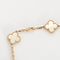 Collier Vintage Alhambra 10 motifs or rose et nacre 58 Facettes DV0967-6