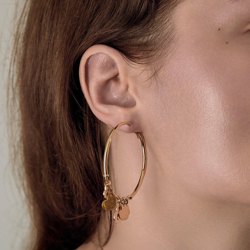 Dior - Light Hearts - Yellow Gold Earrings