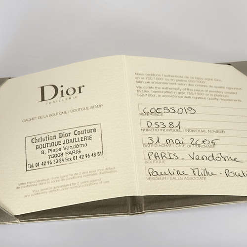 Dior - Light Hearts - Yellow Gold Earrings