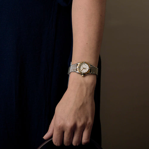 Breitling, Castillino-Uhr aus Gold und Stahl