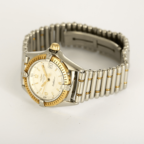 Breitling, Castillino-Uhr aus Gold und Stahl