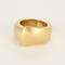 FRED - Ribbon - Yellow gold and diamond ring. Medium model.