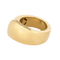 FRED - Ribbon - Yellow gold and diamond ring. Medium model.