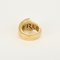 FRED - Ribbon - Yellow gold and diamond ring. Medium model.
