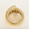 FRED - Ribbon - Yellow gold and diamond ring. Medium model.