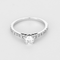 Bague Solitaire en or blanc et diamants 58 Facettes DV31061-1