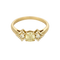 Anillo tipo diamante solitario en oro amarillo, diamante natural fancy yellow de 0.79 quilates y pequeños diamantes blancos