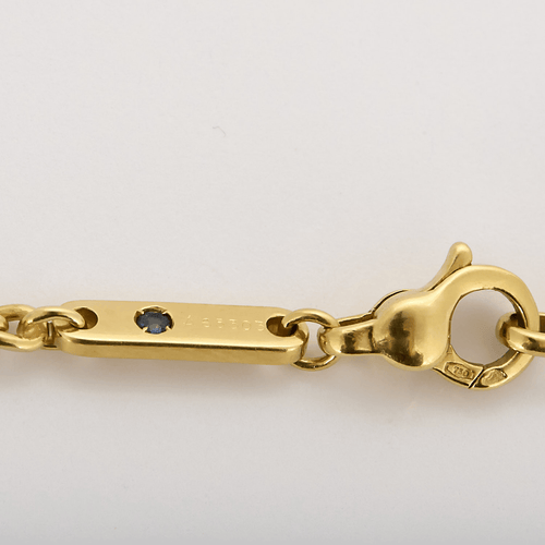 Collier Collier en Or jaune 18k Saphir 58 Facettes DV0370-7
