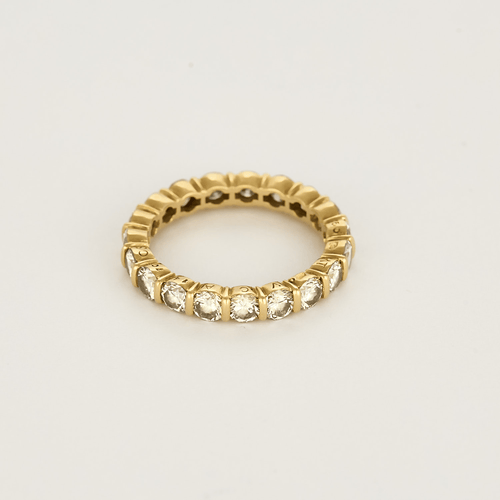 Gifteringer i 18k gult gull diamant