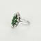 Anel em ouro branco 18k diamante