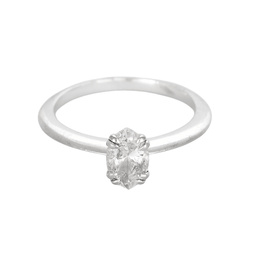 Ring Solitär i vitguld med marquiseslipad diamant på cirka 0,95 karat