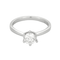 Ring Solitär aus Weißgold, Diamant ca. 0,80 Karat