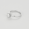 Ring Solitär aus Weißgold, Diamant ca. 0,80 Karat