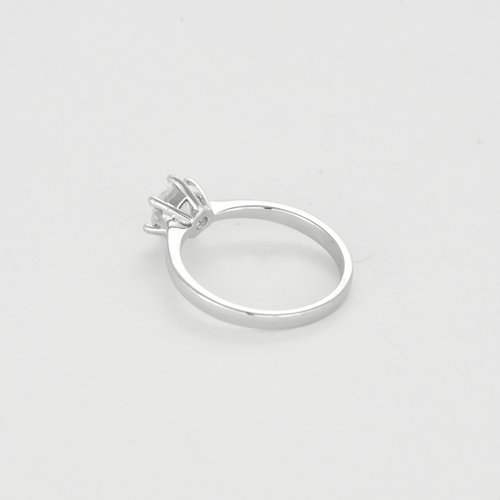 Ring Solitär aus Weißgold, Diamant ca. 0,80 Karat
