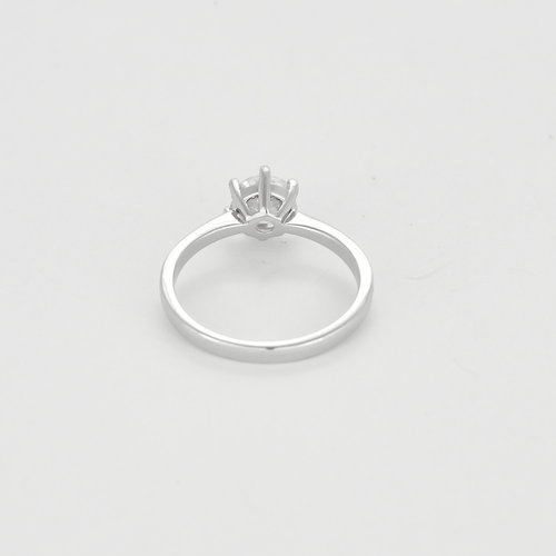 Ring Solitär aus Weißgold, Diamant ca. 0,80 Karat