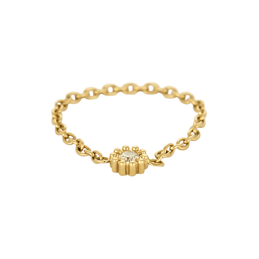 Bague 56 Bague en Or jaune 18k Diamant 58 Facettes DV31353-8