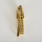 GUY LAROCHE - Brosche aus 18 Karat Gelbgold Quarz