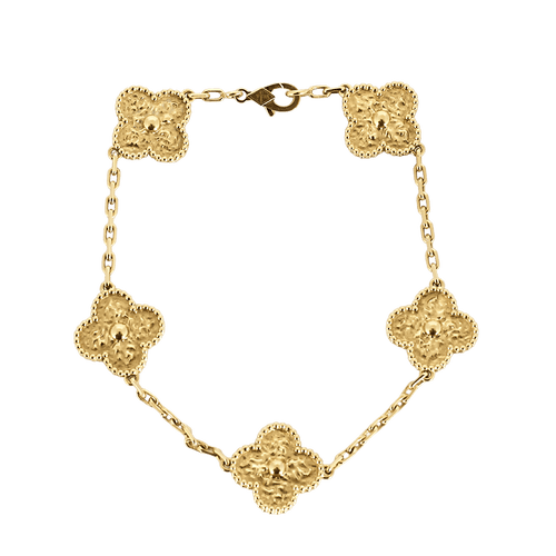 van-cleef-arpels 18K黄金手链 Vintage Alhambra