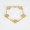van-cleef-arpels 18K黄金手链 Vintage Alhambra