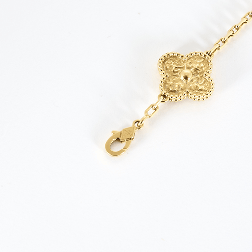 van-cleef-arpels 18K黄金手链 Vintage Alhambra