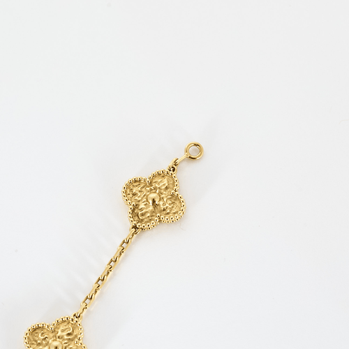 van-cleef-arpels 18K黄金手链 Vintage Alhambra