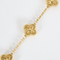 van-cleef-arpels 18K黄金手链 Vintage Alhambra