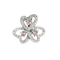 Oorbellen Oorbellen in 18k witgoud Diamant en Saffier 58 Facettes DV31196-7