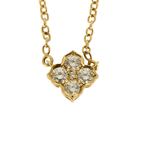 CARTIER - Mysteriöses Indien – Halskette aus Gelbgold und Diamanten