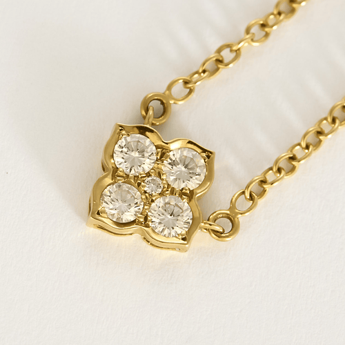 CARTIER - Mysteriöses Indien – Halskette aus Gelbgold und Diamanten
