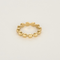 CHANEL - Trouwring geelgouden parelrand