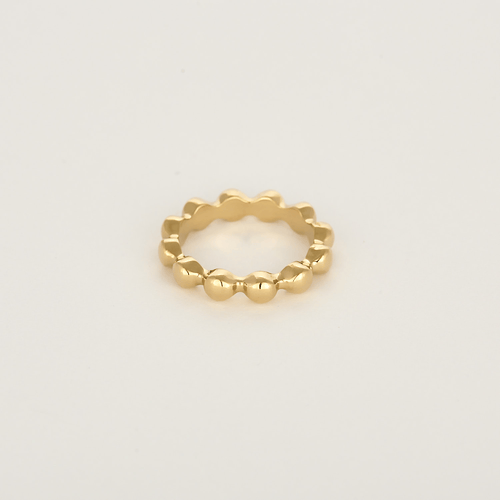 CHANEL - Trouwring geelgouden parelrand