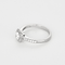 Ring i 18k hvidguld, diamant ca. 0,50 carat