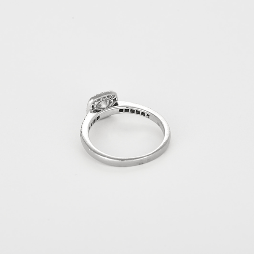 Ring i 18k hvidguld, diamant ca. 0,50 carat