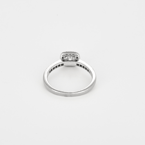 Ring i 18k hvidguld, diamant ca. 0,50 carat