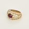 Ring aus 18k Roségold Rubin