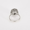 Augis Ring i 18k hvitt gull med rubin og diamant
