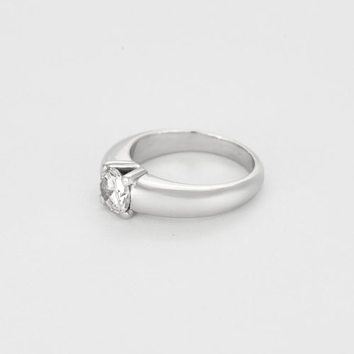 Bague 51 Bague en or blanc et diamant 58 Facettes DV16320-1-51-2