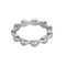 48 CHANEL – Alliance perlée en or gris 58 Facettes DV28077-5