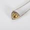 Collar de oro amarillo y oro gris, diamante de aproximadamente 0,65 quilates