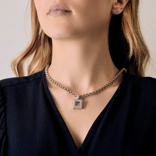 CHOPARD - Happy Diamond - White gold and diamond necklace