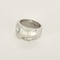 Anden ring i 18k hvidguld med diamant og perlemor