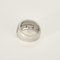 Anden ring i 18k hvidguld med diamant og perlemor