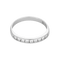 53.5 Demie-alliance en or blanc et diamants 58 Facettes DV31744-1