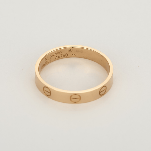 CARTIER - LOVE - Anillo de oro rosa