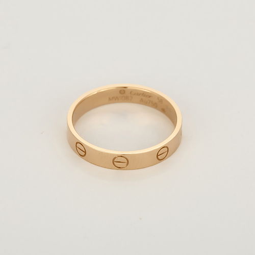 CARTIER - LOVE - Anillo de oro rosa