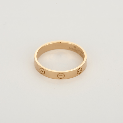 CARTIER - LOVE - Anillo de oro rosa