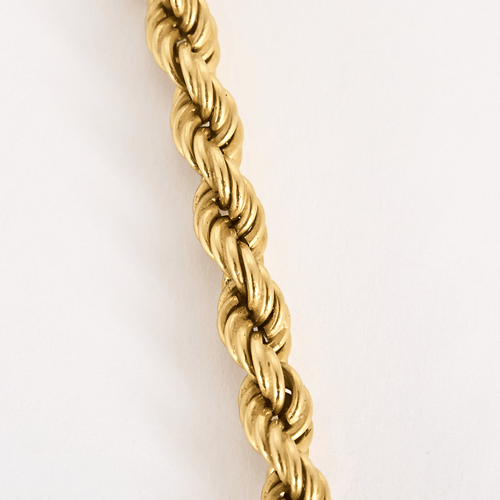 18k yellow gold and diamond necklace.